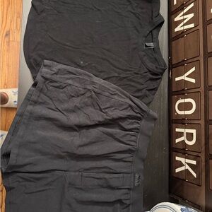 SKIMS Black Tank and Shorts Set